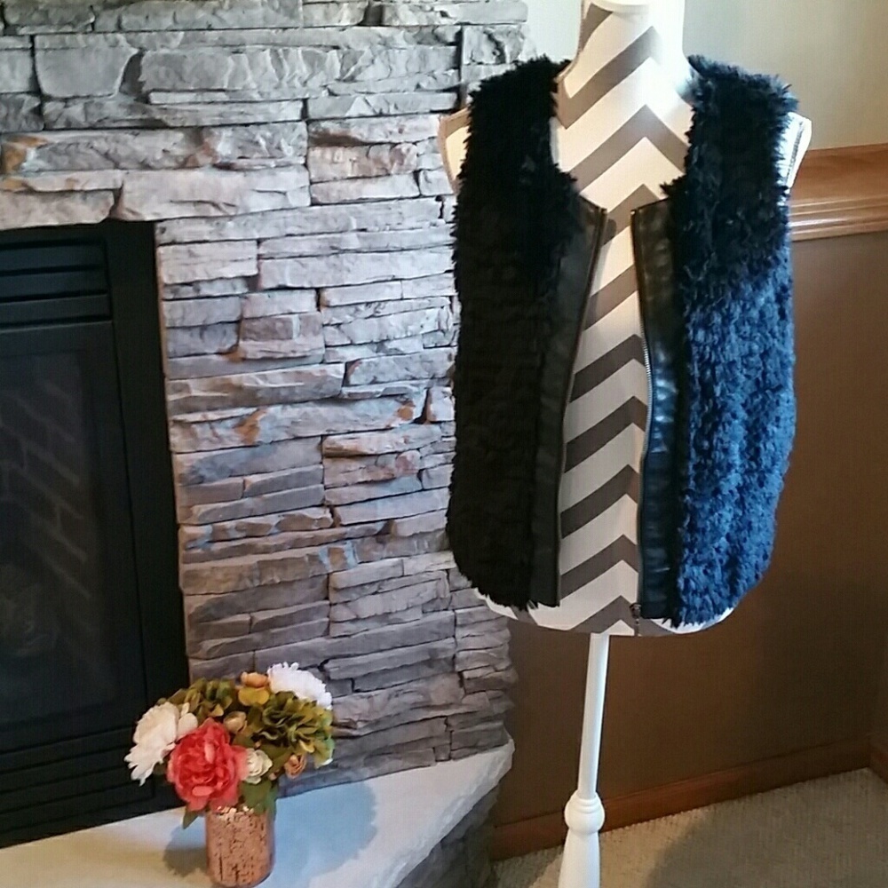 **Faux Fur Vest**